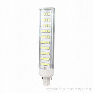 G24 LED Bulb with High-purity Aluminum-alloy Housing, 6063 Extrusion Molding